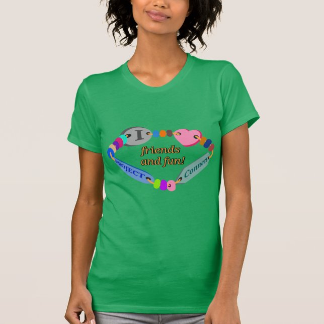 Women's Project Connect Fitted Tee Shirt (Front)