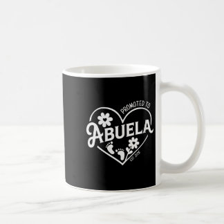Womens Promoted To Abuela Est 2026 Baby Announceme Coffee Mug