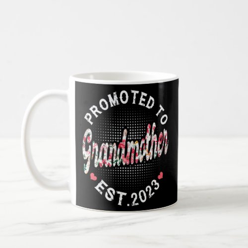 Womens Promoted To Grandmother 2023 Cute New Mom M Coffee Mug