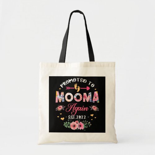 Womens Promoted To Mooma Again Est 2022 Floral Tote Bag