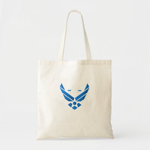 Womens Proud Air Force Sister Shirt US Air Force M Tote Bag