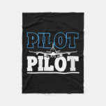 Womens Proud Commercial Airline Lot Airplane Caree Fleece Blanket