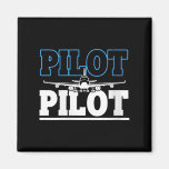 Womens Proud Commercial Airline Lot Airplane Caree Magnet