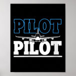 Womens Proud Commercial Airline Lot Airplane Caree Poster