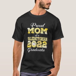 Womens Proud Mom Of A 2022 Graduate Valedictorian T-Shirt
