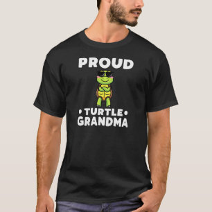 Womens Proud Turtle Grandma Tortoise T-Shirt