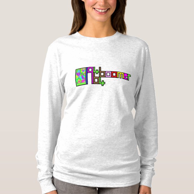 Women's Psychedelic BOOMER long sleeve T-shirt (Front)