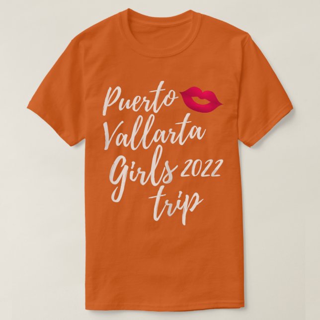 Womens Puerto Vallarta Girls Trip 2022 Fun Matchin T-Shirt (Design Front)
