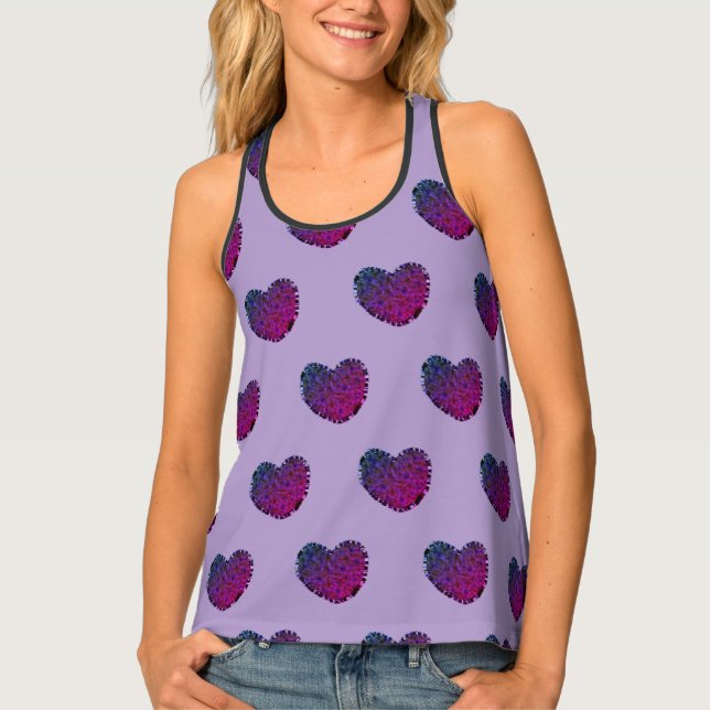 Women's Purple Heart Tank Top (Front)