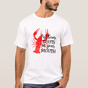 Women's Put Some South In Your Mouth Crawfish T-Shirt