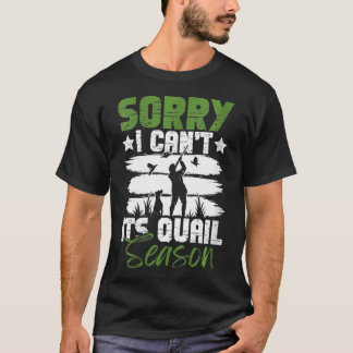 Womens Quail Hunter And Upland Game Quail Hunting T-Shirt