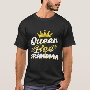 Womens Queen Bee Grandma   Bee 1 T-Shirt