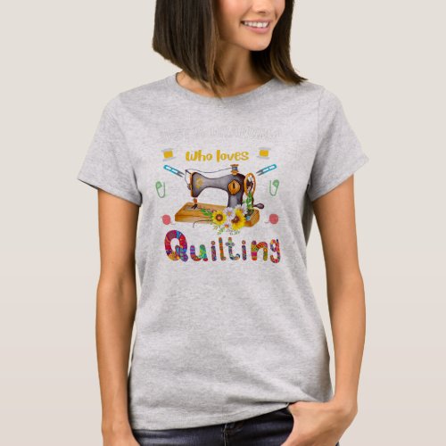 Womens Quilt Mom Funny Quilting Grandma T_Shirt