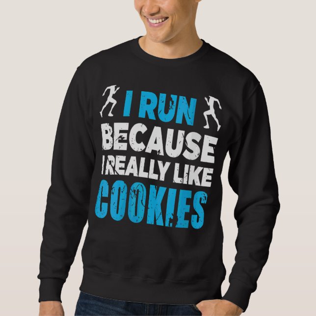 Womens Race Runner Runner Runner Jogger Jogger Jog Sweatshirt (Front)