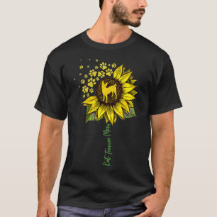 Womens Rat Terrier Mom Sunflower Rat Terrier Lover T-Shirt