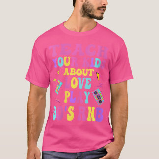 Womens Rb Artist Girls Vintage 90 S R And B Graphi T-Shirt