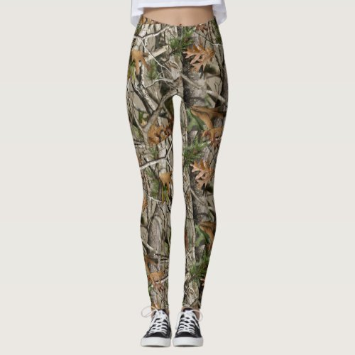Womens Real Camouflage Leggings Camo