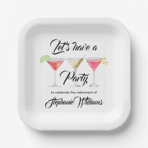 Women's retirement cocktail summer party
