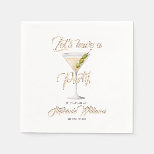 Women's Retirement Summer Cocktail Party