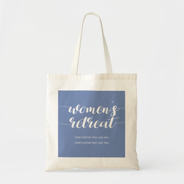 Women's Retreat personalized gift bag (Front)