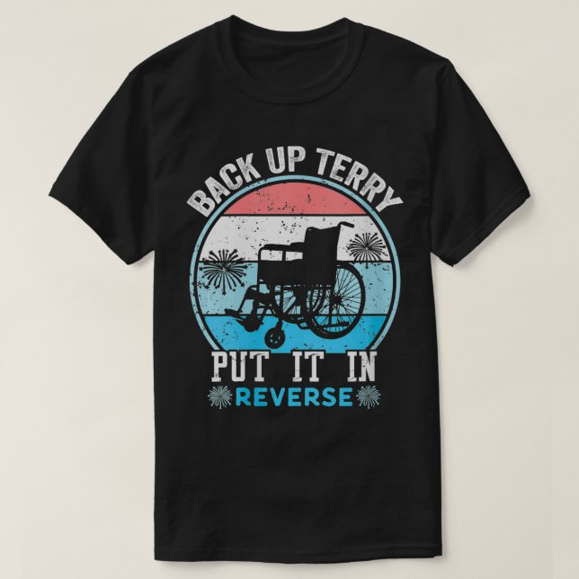 Womens Retro Back Up Terry Back It Up Terry 4th of T-Shirt (Design Front)