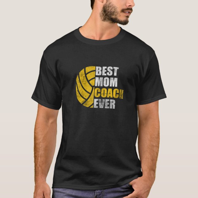 Womens Retro Best Water Polo Mom Coach Ever Waterp (Front)