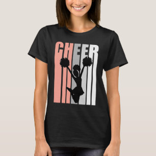 Womens Retro Cheerleading Birthday Teen Teenagers T-Shirt