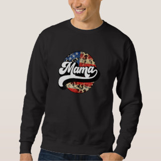 Womens Retro Mama & Mini Mommy And Me Matching Out Sweatshirt
