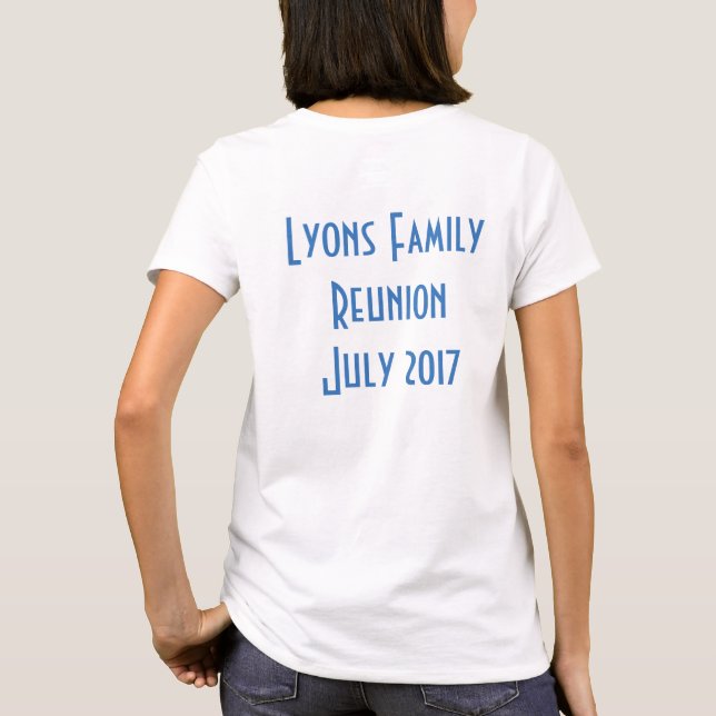 Women's Reunion TShirt (Back)