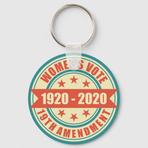 Womens Right to Vote Centennial Keychain