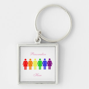 women's right's 2017 LGBTQIA Keychain