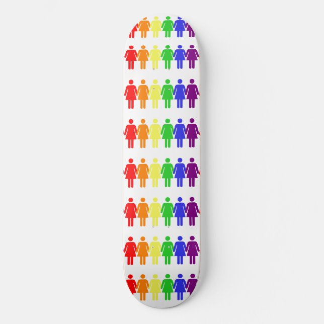 women's rights 2017 LGBTQIA Thunder_Cove Skateboard Deck (Front)