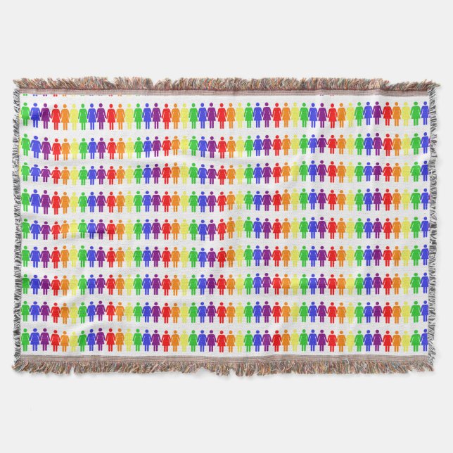 women's rights 2017 LGBTQIA Thunder_Cove Throw Blanket (Front)