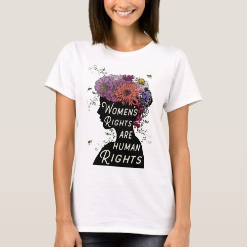 Womens Rights Are Human Rights Boyfriend T_shirt