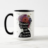 Women's Rights Are Human Rights Coffee Mug (Left)