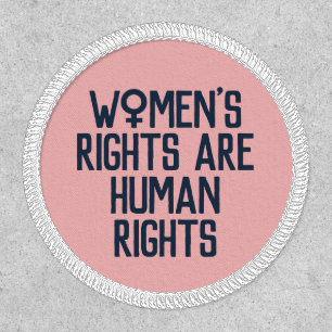 "Women's Rights Are Human Rights" Feminist Patch