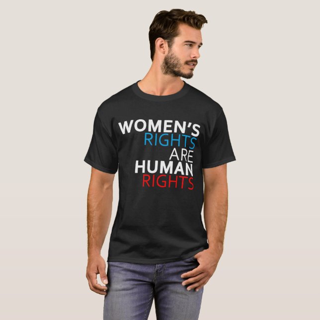 Women's Rights are Human Rights Men's T-Shirt (Front Full)