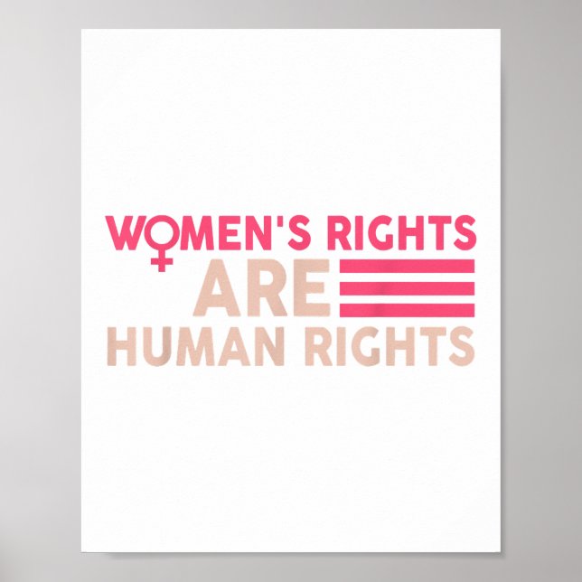 Women's Rights Are Human Rights Poster (Front)