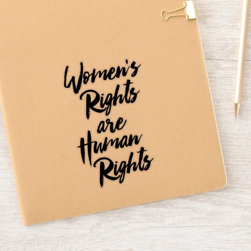 Womens Rights Are Human Rights Sticker