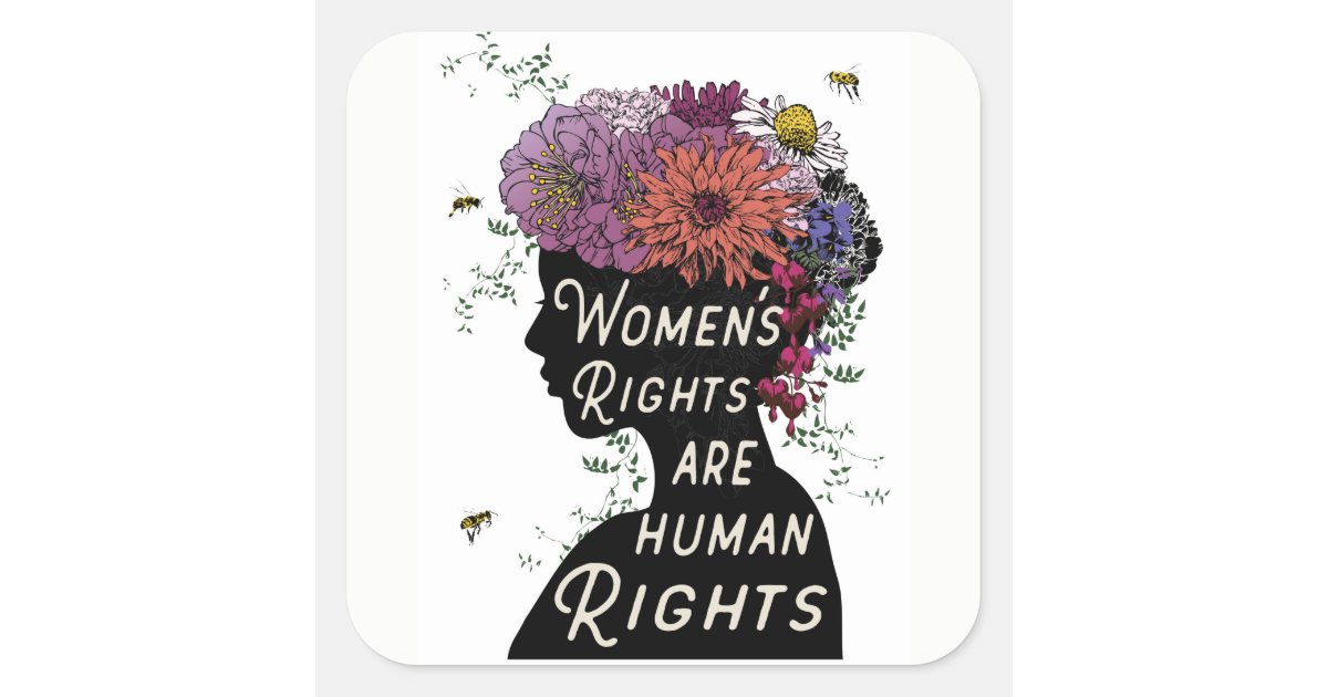 Women's Rights Are Human Rights - stickers