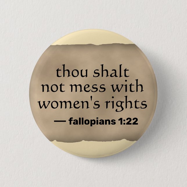 Women's Rights Button (Front)