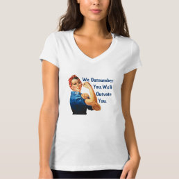 Women&#39;s Rights Election 2024 Women Outnumber Men T-Shirt