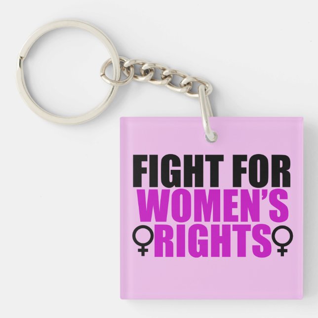 Women's Rights Keychain (Front)