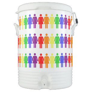 Women's rights LGBTQIA Thunder_Cove  Beverage Cooler