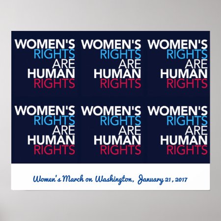 Women's Rights - March On Washington Poster