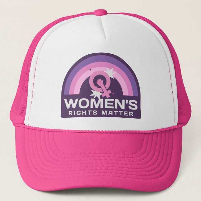Women's Rights Matter Trucker Hat (Front)