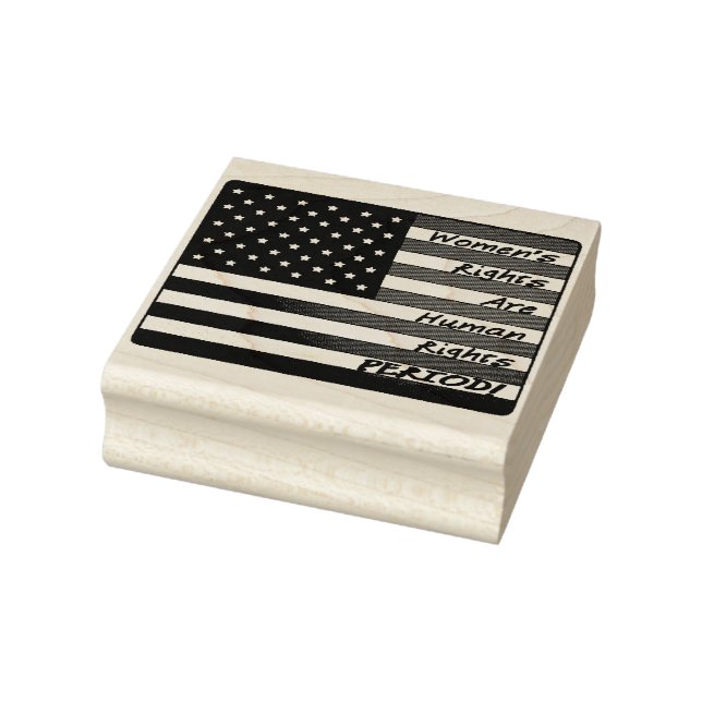 Women's Rights! Period! Rubber Stamp (Stamp)