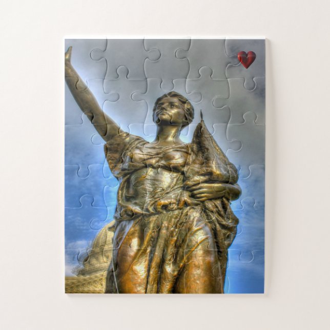 Womens Rights Statue Wisconsin Jigsaw Puzzle (Vertical)