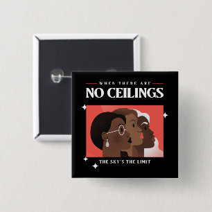 Women's Rights   When there are no ceilings BLM   Button