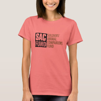 Women's Ringer T-Shirt SAC logo on front